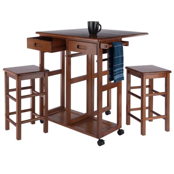 3 - Piece Extendable Trestle Dining Set For Cheap