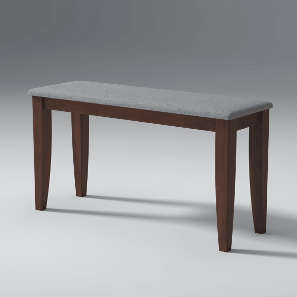 Redzepi Mango Wood Bench In Walnut Finish For Cheap