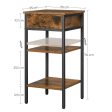 Kai Industrial Chic Bedside Table with Storage Drawer Online Sale