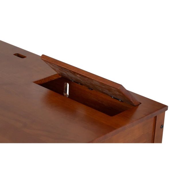 Modern Writing Desk with Spacious Surface and Practical Storage Online now