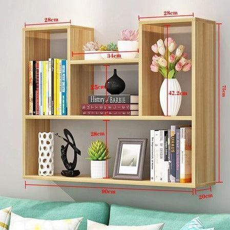 Attractive & Appealing Wood Wall Shelf Decor Book Shelf By Miza Fashion