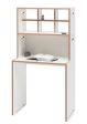 Modern Adjustable Wooden Study Table With Shelves By Miza Fashion