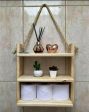 Suspended Shelf With Rope For Home Office ( With Complementary Coaster ) By Miza. Hot on Sale