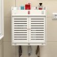 Wall Mounted PVC Bathroom [38] Storage Cabinet With Free Soap Dish By Miza Online now