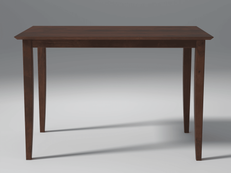 Redzepi Mango Wood Dining Table in Walnut Finish Online Sale