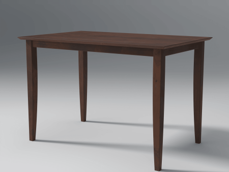 Ducasse Mango Wood Dining Table In Walnut Finish Hot on Sale