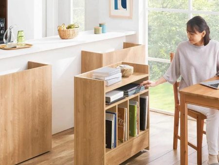 Simple And Stylish Book Shelves With Wheels By Miza For Cheap