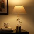 Cascading rings lamp gold For Sale