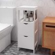 Double Drawer Bathroom Floor Standing Storage Waterproof Cabinet By Miza Sale