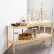 Shelf Console Bench Storage Organizer By Miza Discount