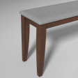 Redzepi Mango Wood Bench In Walnut Finish For Cheap