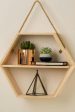 Geometric Hexagonal Handmade Shelf By Miza Online