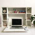 Wall-Mounted Floating Table Laptop Home Office Desk With Drawer By Miza Sale