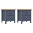 Willow  1 Drawer Bedside Table (Set of 2) Online