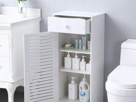 Bathroom PVC Floor Standing Storage Cabinet For Multipurpose Use By Miza For Discount