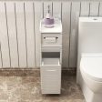 Modern Bathroom 3 FT Furniture PVC Board Bathroom Storage Cabinet with Drawers With Free Soap Dish By Miza Online now